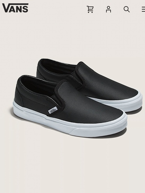 Vans Shoes - Vans Classic Slip-On Shoe
Lifestyle, Classic Icon, Perforated Leather